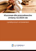 Biznes: Kluczowe dla pracodawców zmiany na 2024 rok z praktycznym omówieniem - ebook