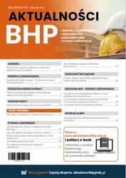 : Aktualności BHP - e-wydanie – maj 2023