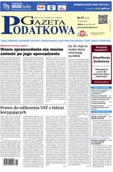 : Gazeta Podatkowa - e-wydanie – 37/2024